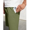 image:imageCOOFANDY Mens 7 inch Casual Shorts Drawstring Waist Lightweight Quick Dry Summer Beach Board Shorts with PocketsArmy Green