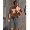 image:imageCOOFANDY Mens Sweat Shorts 7 Inch Athletic Workout Shorts 2 Pack Casual Lounge Joggers Short Pants with Pockets2 Packnavy Bluedark Grey