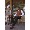 image:imageCOOFANDY Mens Regular Fit Dress Pants Flat Front Stretch Suit PantsBlack