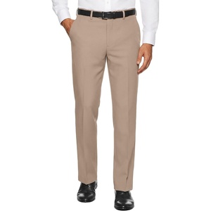 image:imageCOOFANDY Mens Regular Fit Dress Pants Flat Front Stretch Suit PantsKhaki
