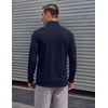 image:imageCOOFANDY Mens Quarter Zip Pullover UPF 50 Long Sleeve Athletic ShirtsNavy Blue