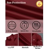 image:imageCOOFANDY Mens Quarter Zip Pullover UPF 50 Long Sleeve Athletic ShirtsWine Red