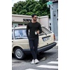 image:imageCOOFANDY Mens TShirt Long Sleeve Crew Neck Basic Tee Shirts Soft Casual Lightweight TShirtsBblackBlackBlack