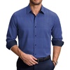 image:imageCOOFANDY Blue Dress Shirts for Men Long Sleeve Button Down Shirts Formal Business Shirt
