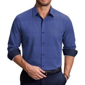 image:imageCOOFANDY Blue Dress Shirts for Men Long Sleeve Button Down Shirts Formal Business Shirt