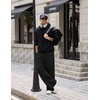 image:imageCOOFANDY Mens Baggy Sweatpants Wide Leg Cotton Fleece Open Bottom Sweatpant