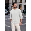 image:imageCOOFANDY Mens Sweatshirt Crew Neck Lightweight Fleece Pullover TShirtAsh