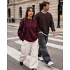 image:imageCOOFANDY Mens Sweatshirt Crew Neck Lightweight Fleece Pullover TShirtChestnut Brown