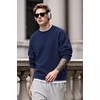 image:imageCOOFANDY Mens Sweatshirt Crew Neck Lightweight Fleece Pullover TShirtNavy Blue
