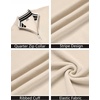 image:imageCOOFANDY Quarter Zip Pullover Men 14 Zip Sweaters Business Casual SweaterChampagne
