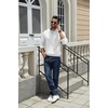image:imageCOOFANDY Quarter Zip Pullover Men 14 Zip Sweaters Business Casual SweaterWhite