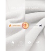 image:imageCOOFANDY Mens Quarter Zip Cotton Pullover Mock Neck Casual SweatshirtWhite