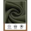 image:imageCOOFANDY Mens Quarter Zip Sweater Casual Slim Fit Mock Neck Knit PulloverArmy Green