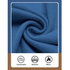 image:imageCOOFANDY Mens Quarter Zip Sweater Casual Slim Fit Mock Neck Knit PulloverBlue