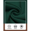 image:imageCOOFANDY Mens Quarter Zip Sweater Casual Slim Fit Mock Neck Knit PulloverDark Green