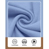 image:imageCOOFANDY Mens Quarter Zip Sweater Casual Slim Fit Mock Neck Knit PulloverLight Blue