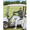 image:imageCOOFANDY Men Quarter Zip Pullover Lightweight Golf Mock Neck SweatshirtArmy Green
