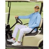 image:imageCOOFANDY Men Quarter Zip Pullover Lightweight Golf Mock Neck SweatshirtBlue