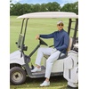 image:imageCOOFANDY Men Quarter Zip Pullover Lightweight Golf Mock Neck SweatshirtDark Blue