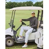 image:imageCOOFANDY Men Quarter Zip Pullover Lightweight Golf Mock Neck SweatshirtDark Grey