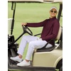 image:imageCOOFANDY Men Quarter Zip Pullover Lightweight Golf Mock Neck SweatshirtDark Red