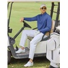 image:imageCOOFANDY Men Quarter Zip Pullover Lightweight Golf Mock Neck SweatshirtRoyal Blue