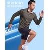 image:imageCOOFANDY Men Quarter Zip Pullover Lightweight Golf Mock Neck SweatshirtRoyal Blue
