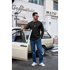 image:imageCOOFANDY Mens Long Sleeve Shirts Crew Neck Cotton TShirt Casual ShirtsBlack