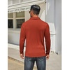 image:imageCOOFANDY Mens Long Sleeve Polo Shirts Classic Casual Button Polo TeeCaramel