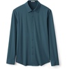 image:imageCOOFANDY Men Muscle Stretch Dress Shirts Long Sleeve Casual Button Up ShirtDark Blue