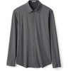 image:imageCOOFANDY Men Muscle Stretch Dress Shirts Long Sleeve Casual Button Up ShirtDark Grey
