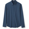 image:imageCOOFANDY Men Muscle Stretch Dress Shirts Long Sleeve Casual Button Up ShirtDeep Blue