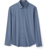 image:imageCOOFANDY Men Muscle Stretch Dress Shirts Long Sleeve Casual Button Up ShirtGrey Blue