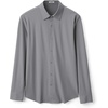 image:imageCOOFANDY Men Muscle Stretch Dress Shirts Long Sleeve Casual Button Up ShirtLight Grey
