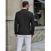 image:imageCOOFANDY Mens Casual Blazer Lightweight Sport Coat One Button Suit JacketAblack