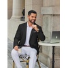 image:imageCOOFANDY Mens Casual Blazer Lightweight Sport Coat One Button Suit JacketAblack