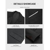 image:imageCOOFANDY Mens Casual Blazer Lightweight Sport Coat One Button Suit JacketAblack