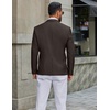 image:imageCOOFANDY Mens Casual Blazer Lightweight Sport Coat One Button Suit JacketAbrown