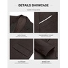 image:imageCOOFANDY Mens Casual Blazer Lightweight Sport Coat One Button Suit JacketAbrown