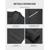 image:imageCOOFANDY Mens Casual Blazer Lightweight Sport Coat One Button Suit JacketAgrey