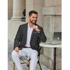 image:imageCOOFANDY Mens Casual Blazer Lightweight Sport Coat One Button Suit JacketAgrey