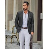 image:imageCOOFANDY Mens Casual Blazer Lightweight Sport Coat One Button Suit JacketAgrey