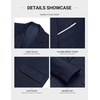 image:imageCOOFANDY Mens Casual Blazer Lightweight Sport Coat One Button Suit JacketAnavy Blue