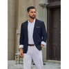 image:imageCOOFANDY Mens Casual Blazer Lightweight Sport Coat One Button Suit JacketAnavy Blue