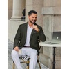 image:imageCOOFANDY Mens Casual Blazer Lightweight Sport Coat One Button Suit JacketZarmy Green