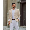 image:imageCOOFANDY Mens Casual Blazer Lightweight Sport Coat One Button Suit JacketZkhaki