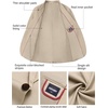 image:imageCOOFANDY Mens Casual Blazer Lightweight Sport Coat One Button Suit JacketZkhaki
