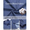 image:imageCOOFANDY Mens Casual Button Down Shirts Long Sleeve Vintage Denim ShirtSky Blue