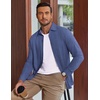 image:imageCOOFANDY Mens Casual Button Down Shirts Long Sleeve Vintage Denim ShirtSky Blue