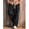image:imageCOOFANDY Mens Casual Corduroy Pants Baggy Sweatpants Loose Fit Wide LegBlack